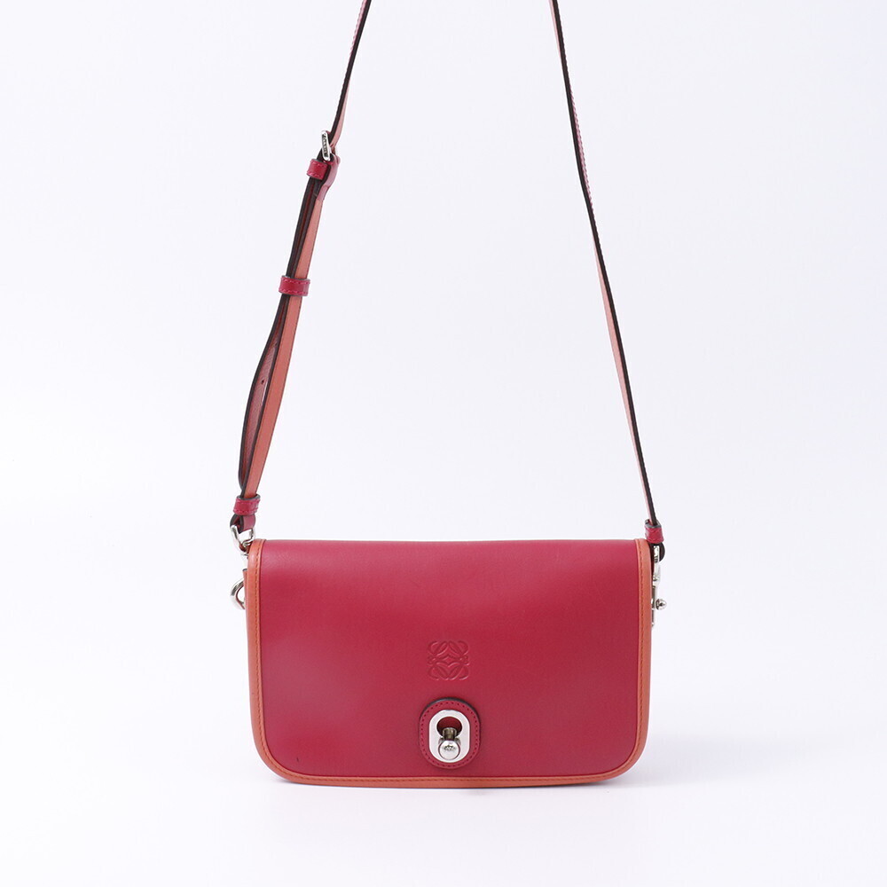 Loewe Ines Leather Shoulder Bag